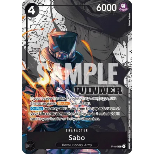 Sabo (Winner Pack 2026 Vol. 2) (P-105) - One Piece Promotion Cards Foil