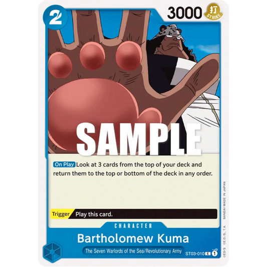 Bartholomew Kuma (ST03-010) - Starter Deck 3: The Seven Warlords of The Sea