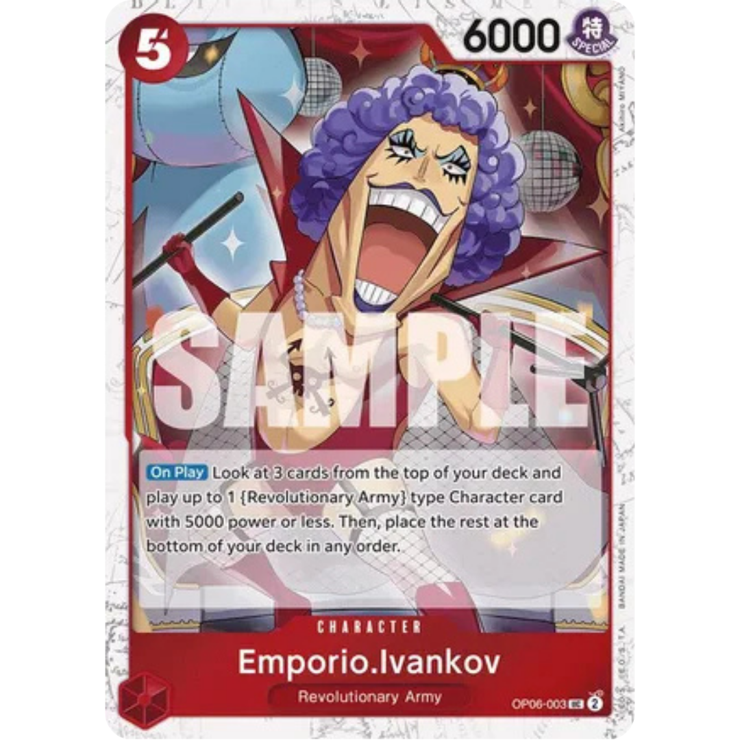 Emporio.Ivankov (Jolly Roger Foil) (OP06-003) - Premium Booster -The Best- Foil