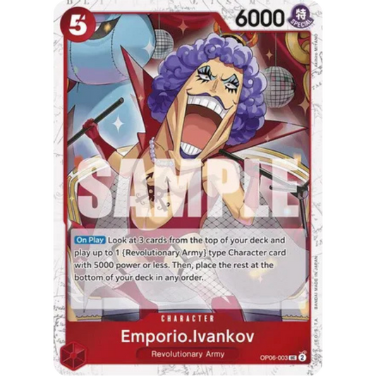 Emporio.Ivankov (Jolly Roger Foil) (OP06-003) - Premium Booster -The Best- Foil