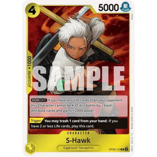 S-Hawk (OP08-114) - Two Legends Foil