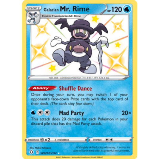 Galarian Mr. Rime (SV021/SV122) [Sword & Shield: Shining Fates]