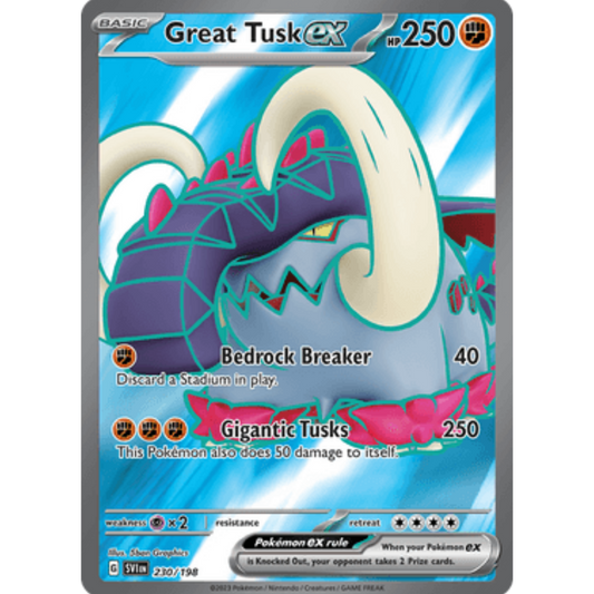 Great Tusk ex (230/198) [Scarlet & Violet: Base Set]