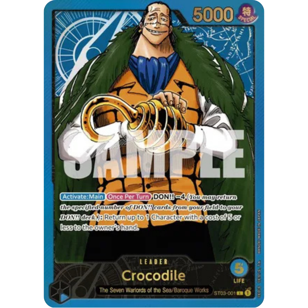 Crocodile (Premium Card Collection -Leader Collection-) (ST03-001) - One Piece Promotion Cards Foil