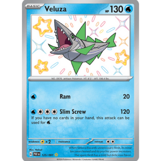 Veluza (125/091) [Scarlet & Violet: Paldean Fates]