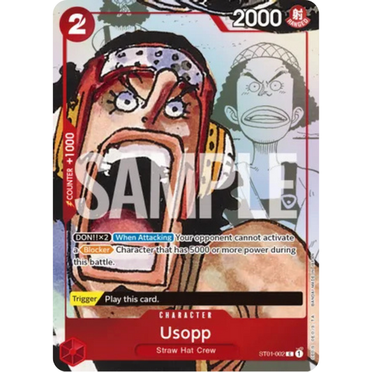 Usopp - ST01-002 (Alternate Art) (ST01-002) - One Piece Promotion Cards Foil