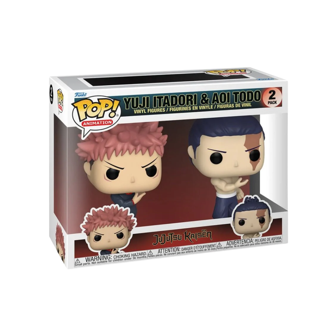 Jujutsu Kaisen: Yuji Itadori and Aoi Todo 2-Pack Funko POP!