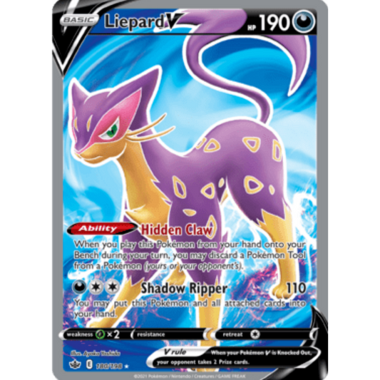 Liepard V (180/198) [Sword & Shield: Chilling Reign]