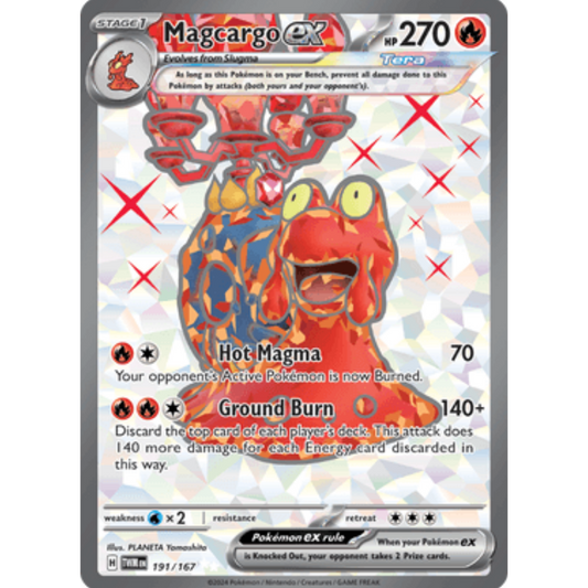 Magcargo ex (191/167) [Scarlet & Violet: Twilight Masquerade]