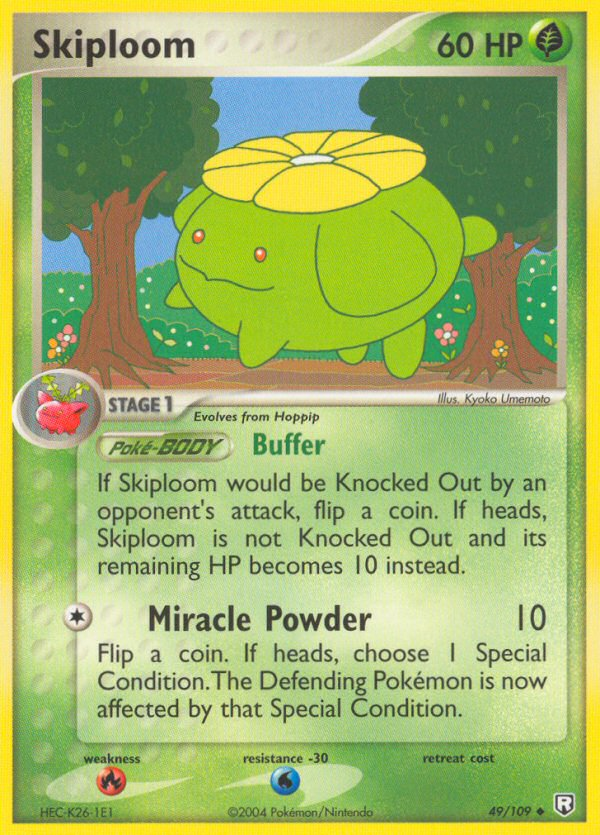 Skiploom 049  Team Rocket Returns - Uncommon