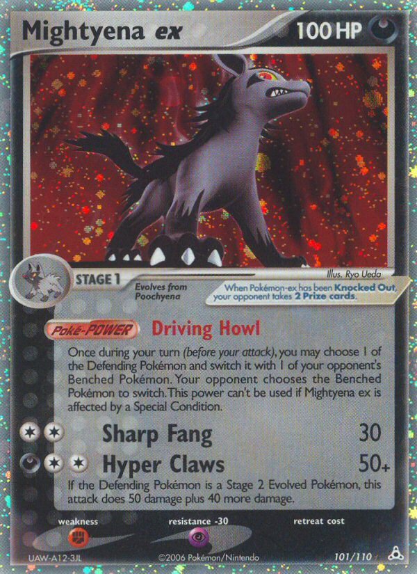 Mightyena ex  - Holofoil Holon Phantoms - Ultra Rare