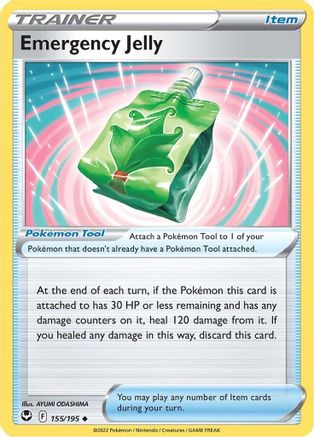 Emergency Jelly 155  SWSH12 Silver Tempest - Uncommon