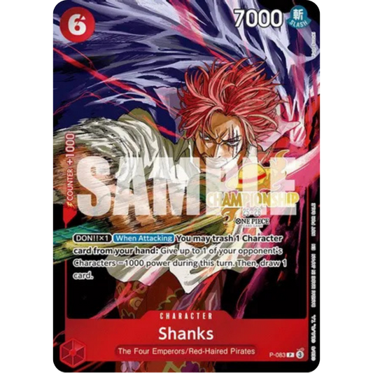 Shanks (CS 25-26 Event Pack) (P-083) - One Piece Promotion Cards Foil