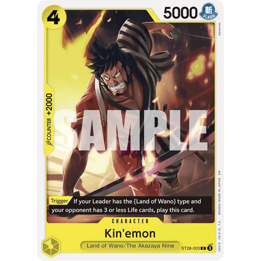 Kin'emon (ST28-003) - Starter Deck 28: GREEN/YELLOW Yamato