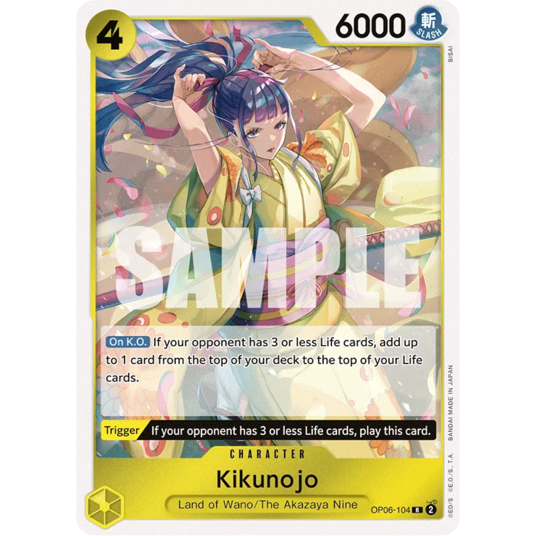 Kikunojo (Reprint) (OP06-104) - Starter Deck 28: GREEN/YELLOW Yamato