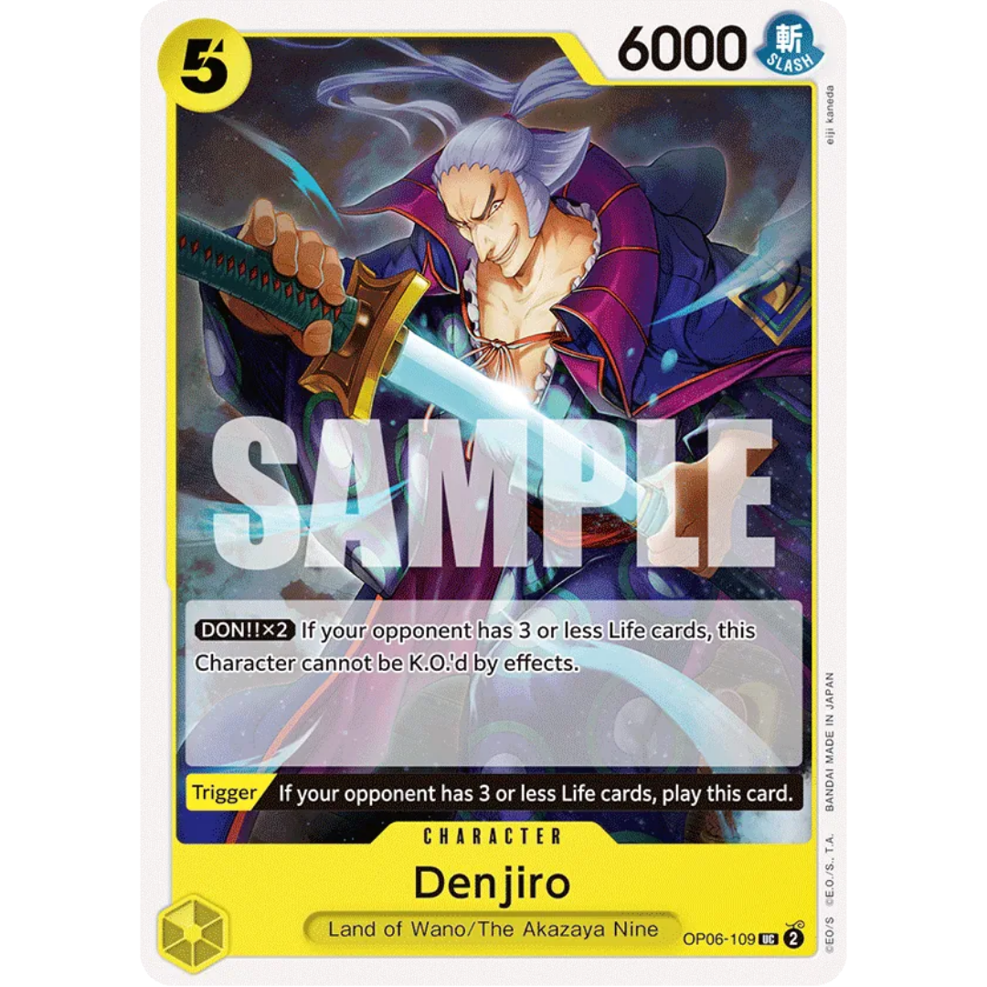 Denjiro (Reprint) (OP06-109) - Starter Deck 28: GREEN/YELLOW Yamato