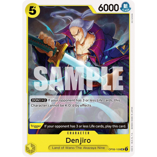 Denjiro (Reprint) (OP06-109) - Starter Deck 28: GREEN/YELLOW Yamato