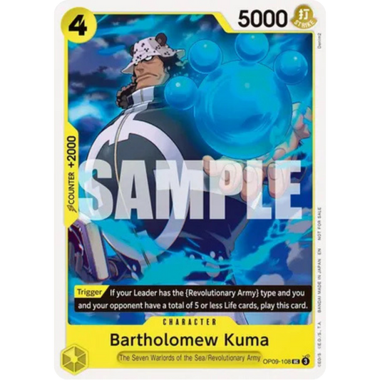 Bartholomew Kuma (Tournament Pack 2025 Vol. 4) (OP09-108) - One Piece Promotion Cards