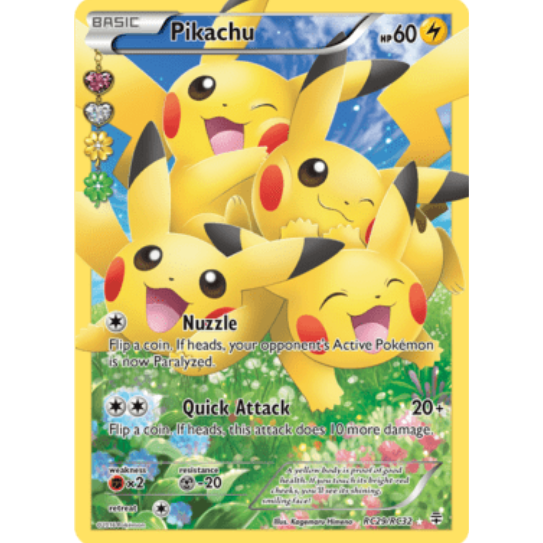 Pikachu (Full Art) RC29/RC32  - Holofoil Generations Radiant Collection - Ultra Rare