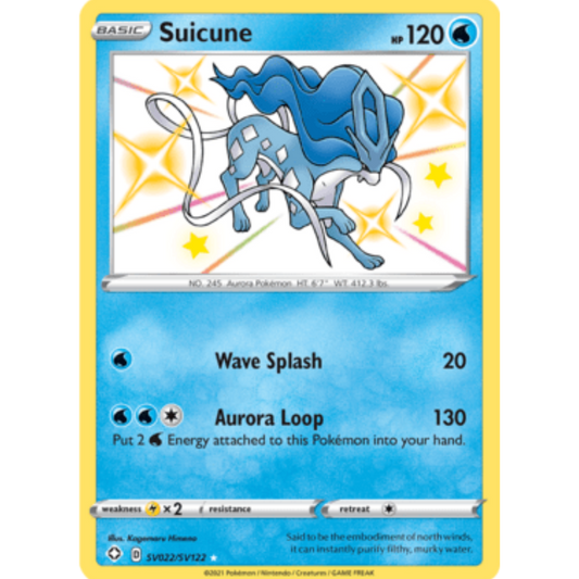 Suicune (SV022/SV122) [Sword & Shield: Shining Fates]