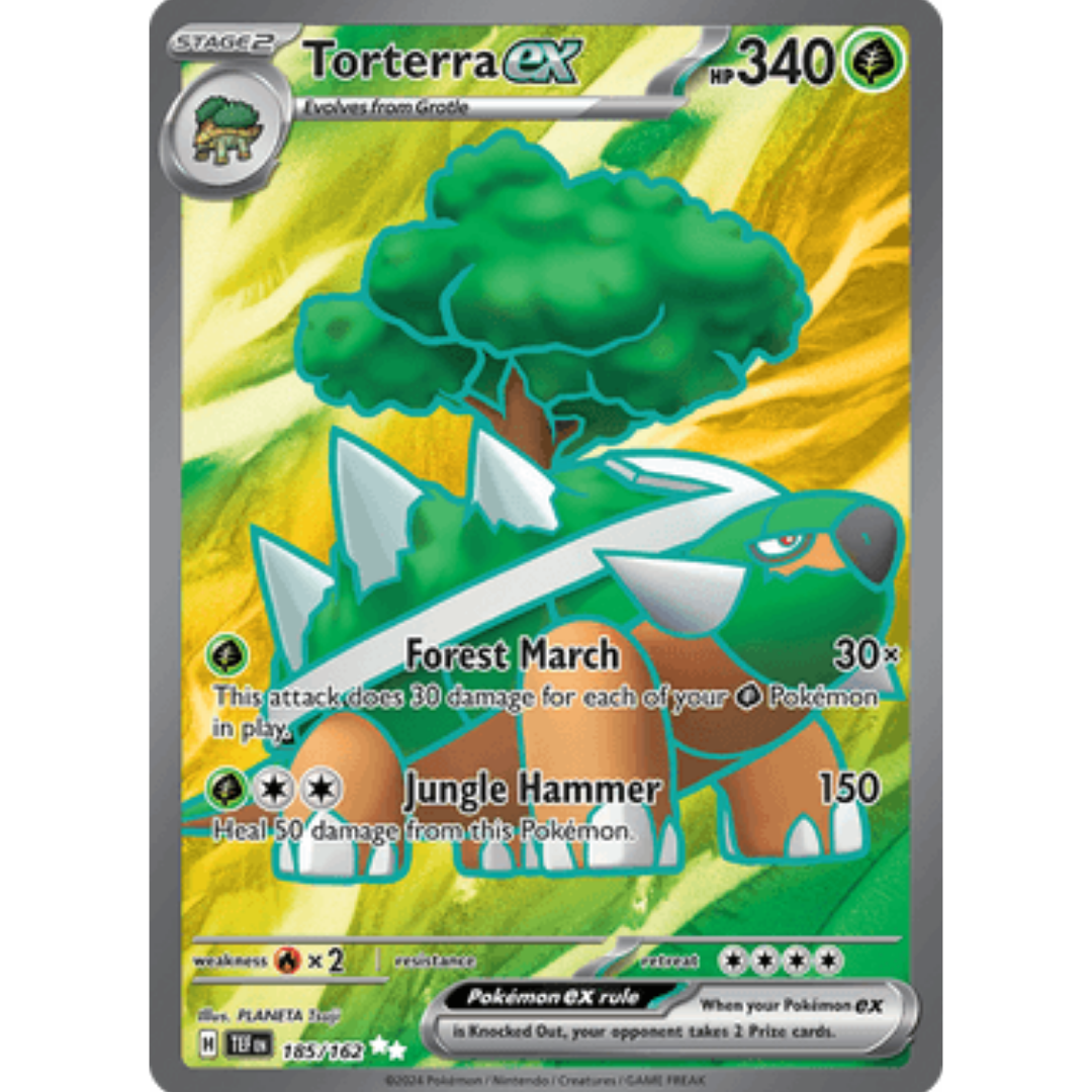 Torterra ex (185/162) [Scarlet & Violet: Temporal Forces]