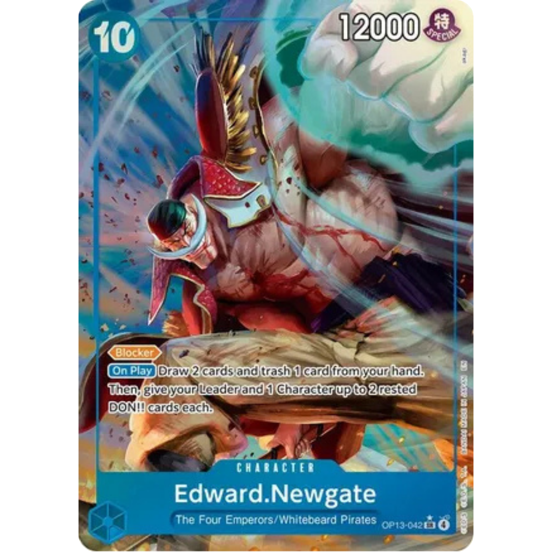 Edward.Newgate (Alternate Art) (OP13-042) - Carrying On His Will Foil