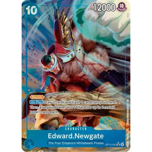 Edward.Newgate (Alternate Art) (OP13-042) - Carrying On His Will Foil