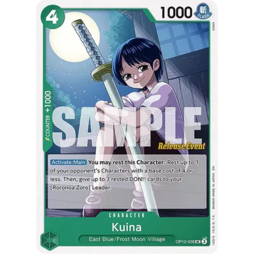 Kuina (OP12-026) - Legacy of the Master Release Event Cards