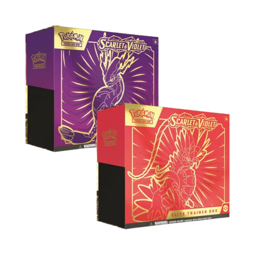 Scarlet & Violet Elite Trainer Boxes [Set of 2]
