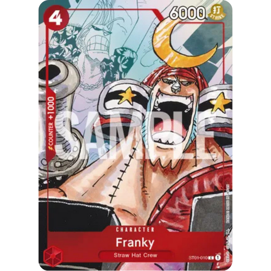 Franky - ST01-010 (Alternate Art) (ST01-010) - One Piece Promotion Cards Foil