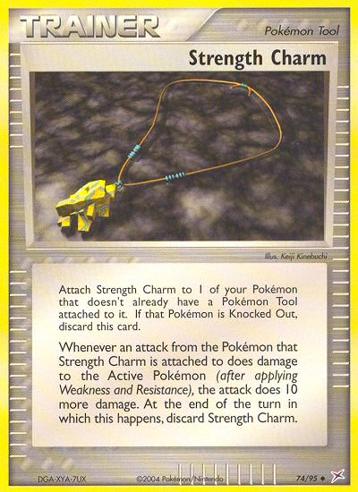 Strength Charm  Team Magma vs Team Aqua - Uncommon