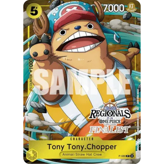 Tony Tony.Chopper (Offline Regional Finalist Card Set 2025 Vol.2) (P-089) - One Piece Promotion Cards Foil