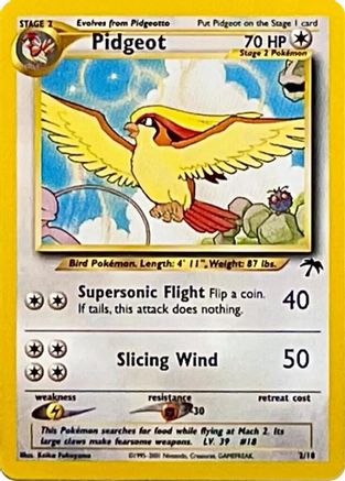 Pidgeot 002  Southern Islands - Promo