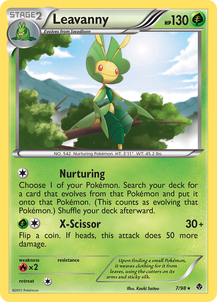 Leavanny (7)  Emerging Powers - Rare