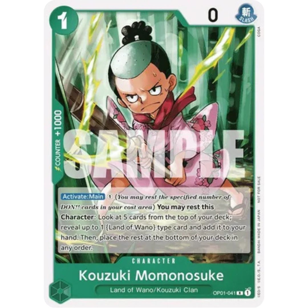 Kouzuki Momonosuke (Tournament Pack Vol. 7) (OP01-041) - One Piece Promotion Cards