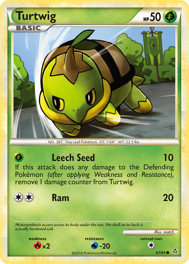 Turtwig 067/95  Unleashed - Common