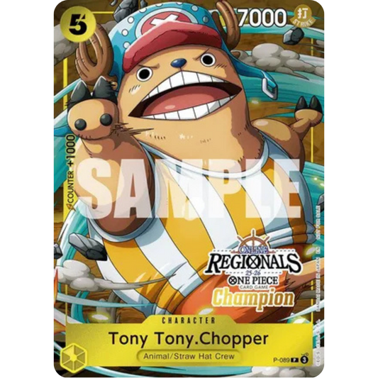 Tony Tony.Chopper (Online Regional Champion Card Set 2025 Vol.2) (P-089) - One Piece Promotion Cards Foil