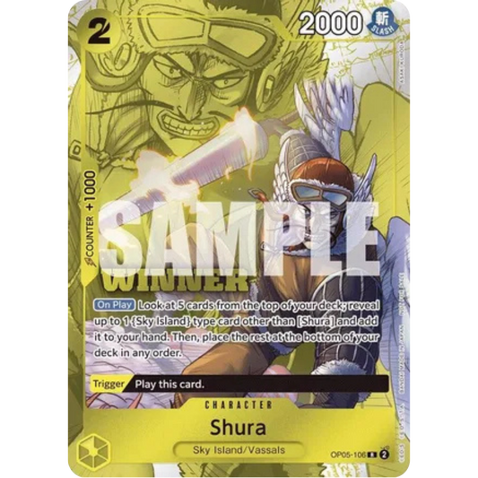 Shura (Winner Pack Vol. 7) (OP05-106) - One Piece Promotion Cards Foil