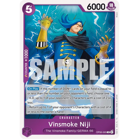 Vinsmoke Niji (065) (OP06-065) - Wings of the Captain Foil