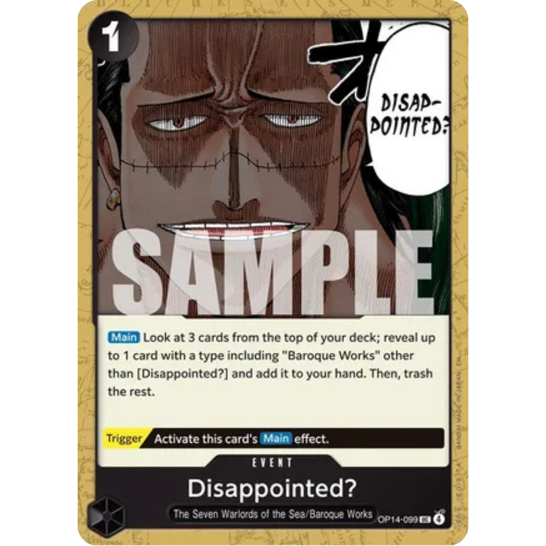 Disappointed? (OP14-099) - The Azure Sea's Seven
