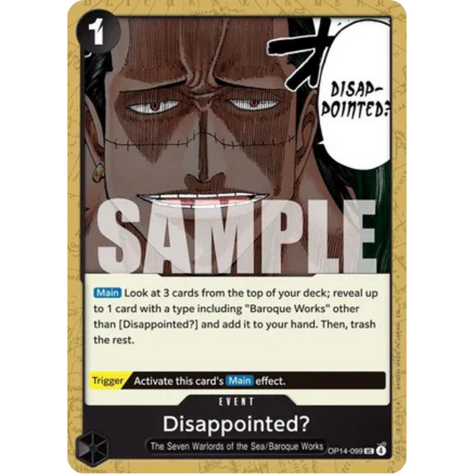 Disappointed? (OP14-099) - The Azure Sea's Seven