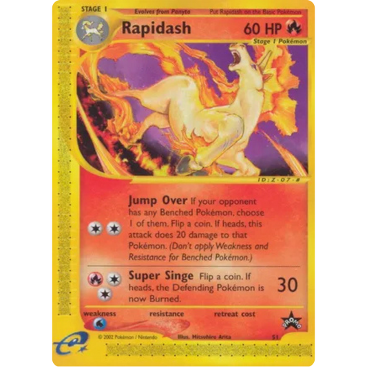 Rapidash (51) 051/53  WoTC Promo - Promo