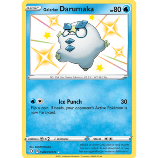 Galarian Darumaka (SV023/SV122) [Sword & Shield: Shining Fates]
