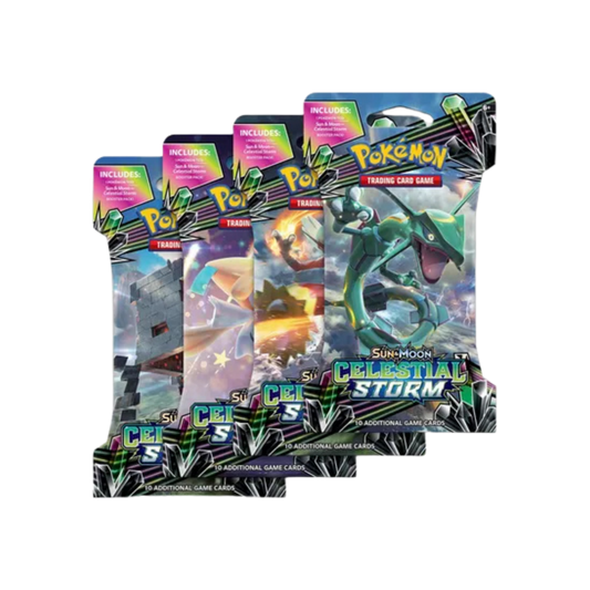 Celestial Storm Sleeved Booster Pack Art Bundle [Set of 4]