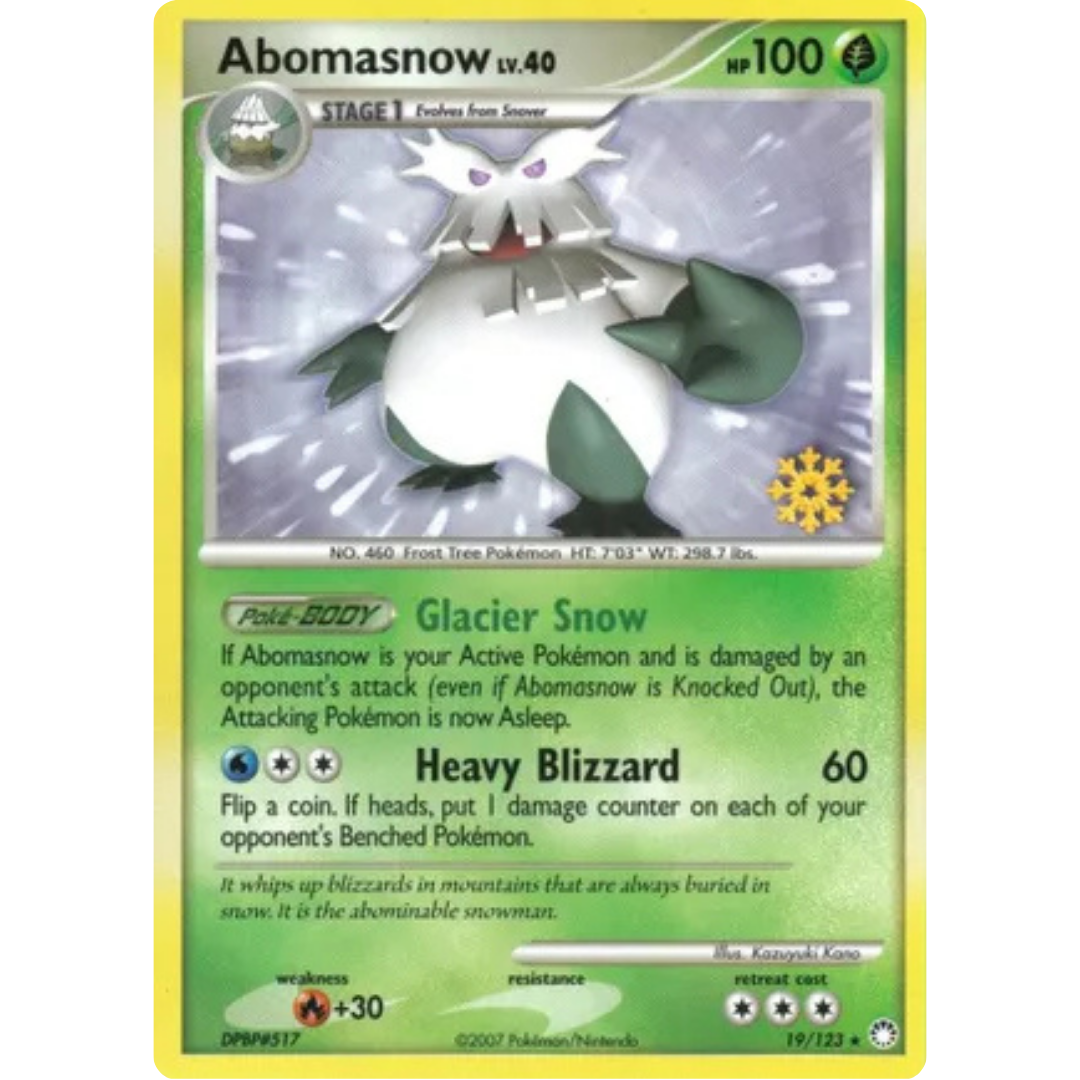 Abomasnow - 19/123/123  Countdown Calendar Promos - Promo