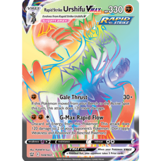 Single Strike Urshifu VMAX (167/163) [Sword & Shield: Battle Styles]