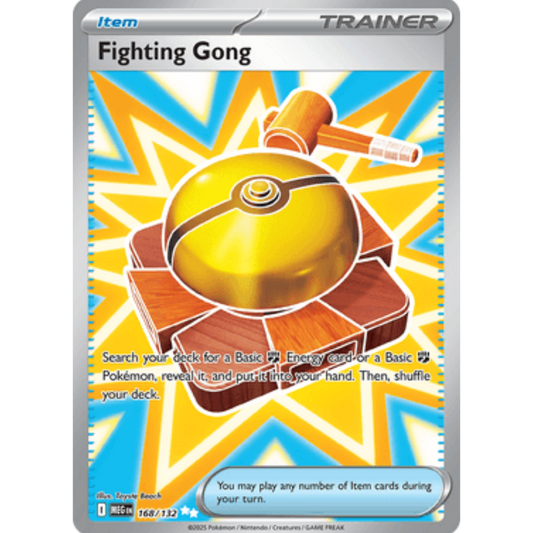 Fighting Gong 168/132  - Holofoil ME01 Mega Evolution - Ultra Rare