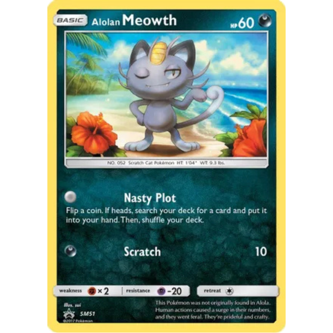 Alolan Meowth - SM51  SM Promos - Promo