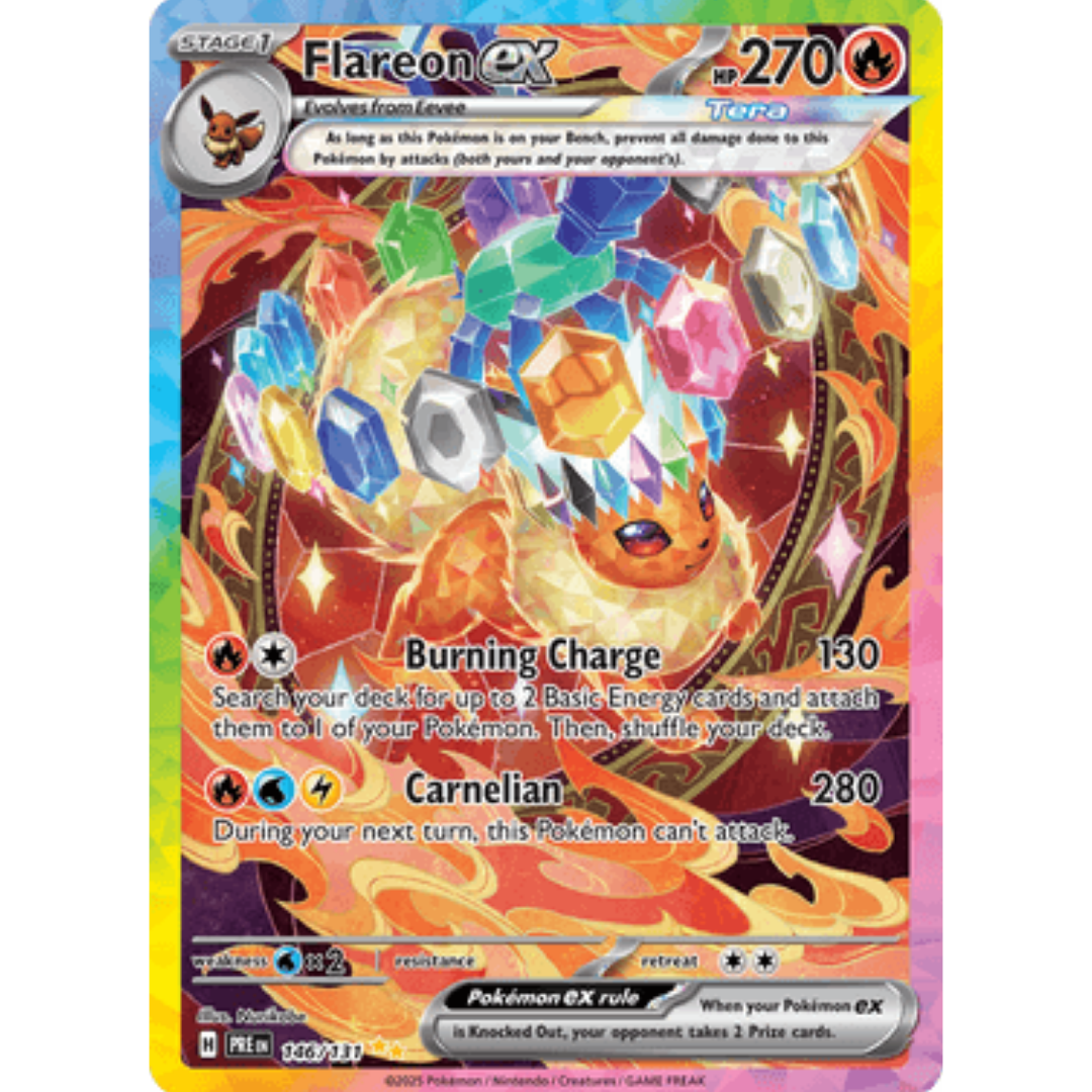 Flareon ex 146/131  - Holofoil SV Prismatic Evolutions - Special Illustration Rare
