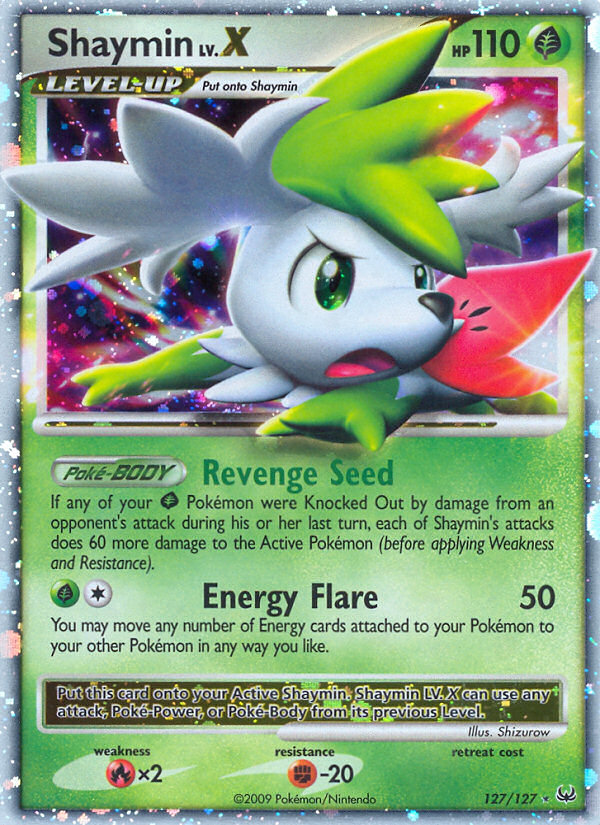 Shaymin Lv.X (Sky Forme)  - Holofoil Platinum - Ultra Rare